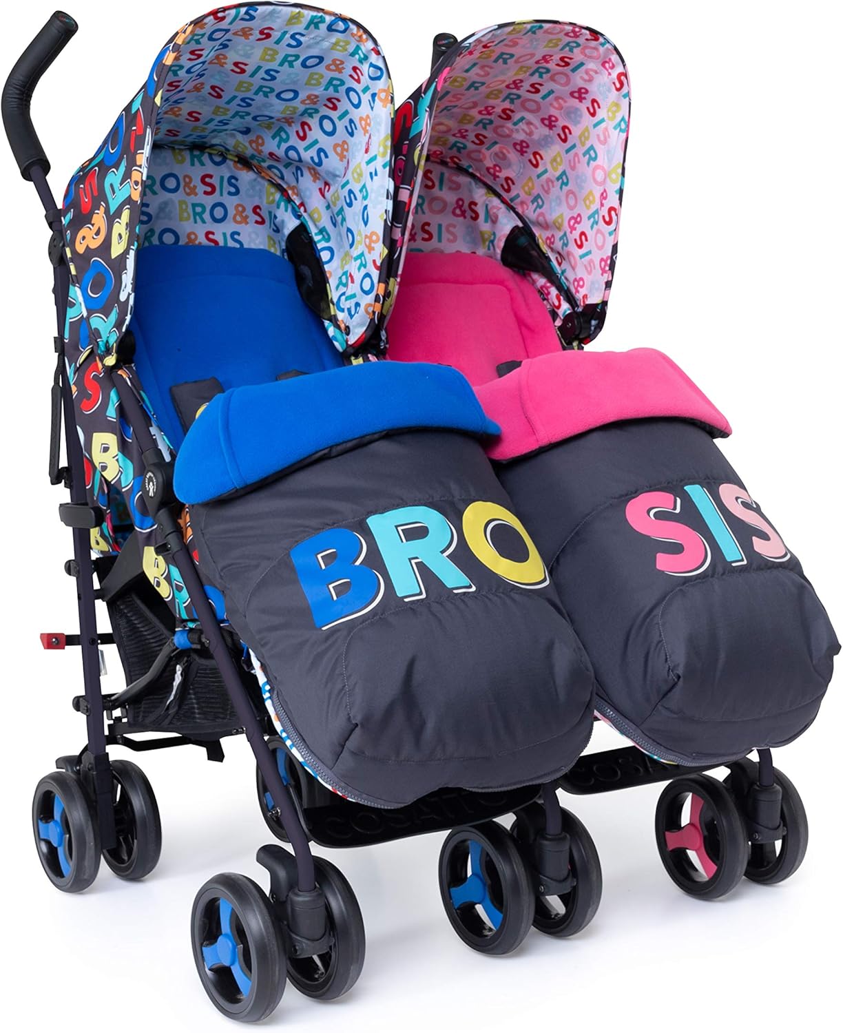 Cosatto Supa Dupa Double/Twin Stroller – Pushchair from Birth